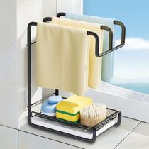 Sag rack rack kitchen supplies Daquan washing towel sponge drain pool storage rack countertop artifact