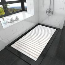 Shower room floor stone bath non-slip mat foot toilet bathroom bathroom foot marble pull groove board tile bump