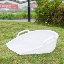 Old-fashioned cooked rubber matchmaker large household dustpan plastic binaural agricultural shovel site dustpan garbage shovel