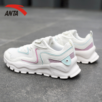 Ann Stepping Women Shoes Sneakers 2022 Summer Light Shock Absorbing Soft Bottom Casual Shoes Students Net Face Breathable Running Shoes Spring