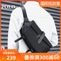 Polo Tide brand shoulder bag mens large capacity multifunctional mens bag sports back Bag Mens bag shoulder bag