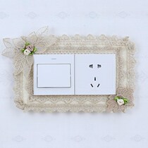 Wall Socket Protective Sheath Shelter Decoration Switch Panel Anti Dirty Wall Patch Border Switch Sticker Nordic Style Living Room