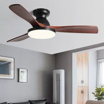 36 inch Nordic solid wood fan lamp restaurant bedroom household ceiling fan lamp millet love intelligent fan chandelier