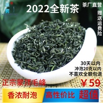 Green tea Mao Feng 2022 New tea Sichuan Montop Mountain Cloud Fog Special Class Tea Intense Aroma Type Day Photos Bulk 500g