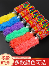 Color ribbon spray snow wedding color spray opening spray snowflake wedding supplies spray ribbon foam Ribbon Silk salute color spray