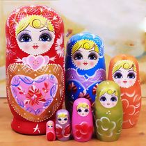 Matryoshka Russian 100-layer boy toy Chinese style 20-layer tumbler ornament 10-layer New Year cartoon