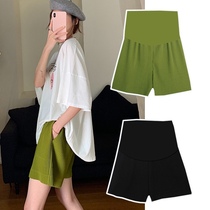Maternity pants Summer thin leggings casual five-point pants Loose fashion wear maternity shorts safety pants tide