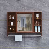 Mirror with storage rack one body wash face wall hanging wall with storage wall hanging bathroom sink mirror cabinet