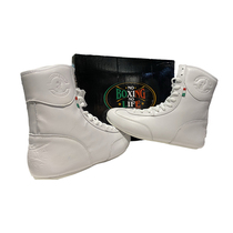  NoBoxing NoLife boxing shoes adult leather training competition professional leather high-top non-slip boxing boots