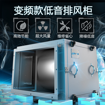 Guangfrequency frequency conversion silent Cabinet type exhaust fan 380V negative pressure fan 220V exhaust ventilation kitchen oil fume centrifugal air cabinet