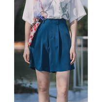 High Waist Suit 50% Pants Woman Summer Pituality Brief About 100 Hitchhiking Casual Mid Pants Loose With Slim A-word Shorts