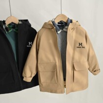 Campus childrens warm coat handsome boys and girls sports school uniforms cotton clothes autumn and winter children thick coat