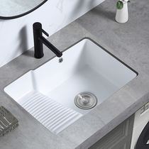 Table laundry basin Balcony Small size Taichung basin Simple washboard countertop Laundry sink with washboard