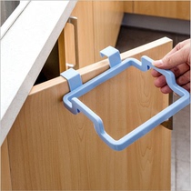 Kitchen door back type portable garbage bag bracket Door rag pylons Garbage bag bracket Kitchen door hanging bracket