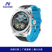 New manufacturer custom MV58 smart watch cross-border heart rate monitoring Bluetooth call local music smart bracelet