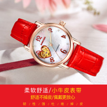 Bencada watches female mechanical watches temperament small Net Red real belt hollow waterproof female Watch DW