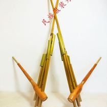 Guizhou Miao musical instrument Lusheng handmade bamboo stage performance Large six-pipe six-tone Lusheng photographed and sent the score