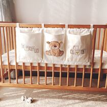 Diaper storage bag Crib hanging bag Treasure bedside diapers Diapers Diaper storage bedside storage bag