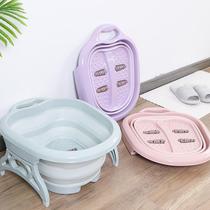New foot bath bucket foot bath basin Foot bath basin foldable household over-calf non-wooden foot bath bucket plastic shrink toilet
