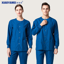 Wash clothes womens long sleeve operating room Stomatological Hospital doctors clinic doctor nurse winter high-end hand brush work clothes