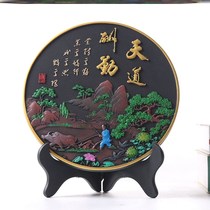 Charcoal masters are willing to activate carbon carving ornaments new Chinese style home accessories study Creative Handicrafts