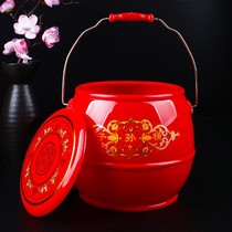 Son and Sun Bucket Wedding Supplies Small Womens Bride Dowry Wedding Toilet for Marriage