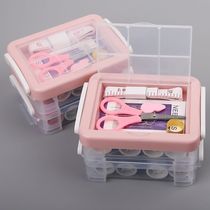 30-piece needle box home sewing needle kit portable needle and thread storage box