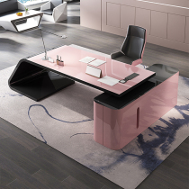 Bosdesk desk paint simple modern desks and chairs office furniture female president manager manager desk big class
