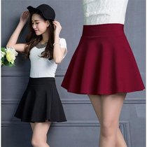 Spring and Autumn New Korean Skirt Short Skirt Women Dance Skirt Skirt High Waist Umbrella Skirt A- line dress Pleated Skirt Skirt