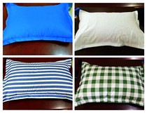  Pillow Single clinic Nursing home Dormitory Hotel bedding Cervical spine pillow Adult cotton pillowcase Hospital pillow core