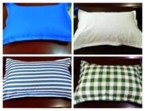  Pillow Single clinic Nursing home Dormitory Hotel bedding Cervical spine pillow Adult cotton pillowcase Hospital pillow core