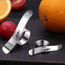 Peeling orange artifact stainless steel open grapefruit peeling orange peeling knife tool ring knife household navel orange fruit opener