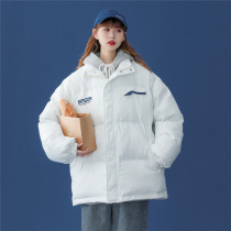 National Chao Hongxing Bailun Winter Korean version of neutral wind loose stand collar cotton clothes tide couples male and female students cotton jacket