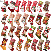 Christmas socks gift bag gift bag elderly socks Pendant