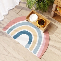Cat Bowl Mat Pet Dining Mat Silicone Kitty Cat Dining Anti-Slip Big-Eat Water Resistant to Dirty Food Basin Pooch Wash