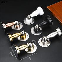 Manufacturer direct sales free of punch door suction stainless steel lengthened door suction dual-use strong magnetic suction anti-crash door rear suction door