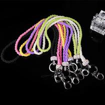 Long bead mobile phone hanging rope long neck chain work card card card card card chain leader