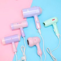 Mini hair dryer small cute creative student travel blower foldable portable hair dryer
