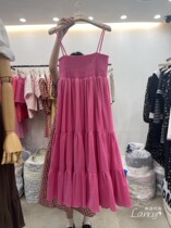 eggplant South Korea Dongdaemun 2022 summer new fashion lady temperament suspender dress