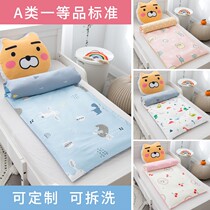 Kindergarten mattress mattress bed nap summer dual-purpose baby shop childrens bed can be removed and washed special pad
