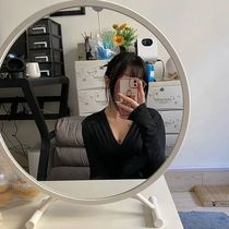 Desk Mirror damage net red LED makeup mirror desktop with lighting dorm jitsun dresser female complementary beauty