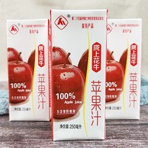 Longshang Hua Niu apple juice Suitable for summer drinks Net red drinks Fruit and vegetable juice 250ml*12 boxes full box