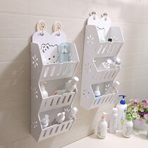 Single Rod utensil Hood comb rack towel bar wall hanging non-perforated suction cup basin cabinet blower blower rack