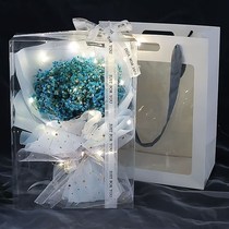 Teachers Day Bouquet Stars Dry Flower Lantern Rose Eternal Flower Gift Box Girlfriend Birthday Tanabata Valentines Day Gift