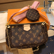 Hong Kong counter 2021 new bag leather old flower womens bag Joker shoulder slung five in one mahjong bag female