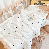 Baby quilt cotton spring and autumn thin cotton baby bean pacifying blanket newborn autumn and winter quilt Four Seasons Universal
