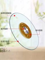 Dining table turntable tempered glass turntable home large table meal table hotel round table turntable base