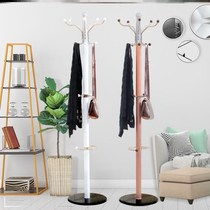 Room hanger does not take up space marble chassis coat rack floor metal coat rack fashion hanging clothes