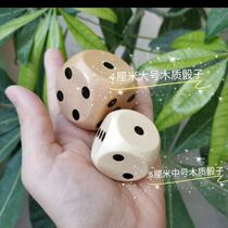Wooden digital dice dice dice Large dice Toy Griddle Big Dice Solid Active Prop Raffle Jackpot