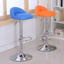 Bar table chair lifting high stool modern minimalist bar chair creative bar table stool swivel backrest front desk wrought iron chair